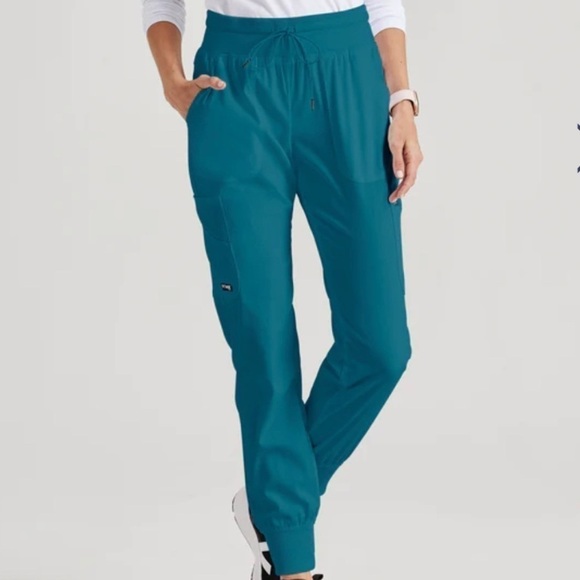 Barco Scrubs Greys Anatomy 7 Pocket Carly Jogger Bahama - MT - Picture 1 of 4